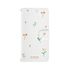 [S2B] Flower Thin Galaxy Diary Case – Clear Floral Print, Slim Wallet Design, Saffiano Fabric, Magnetic Closure - Made in Korea